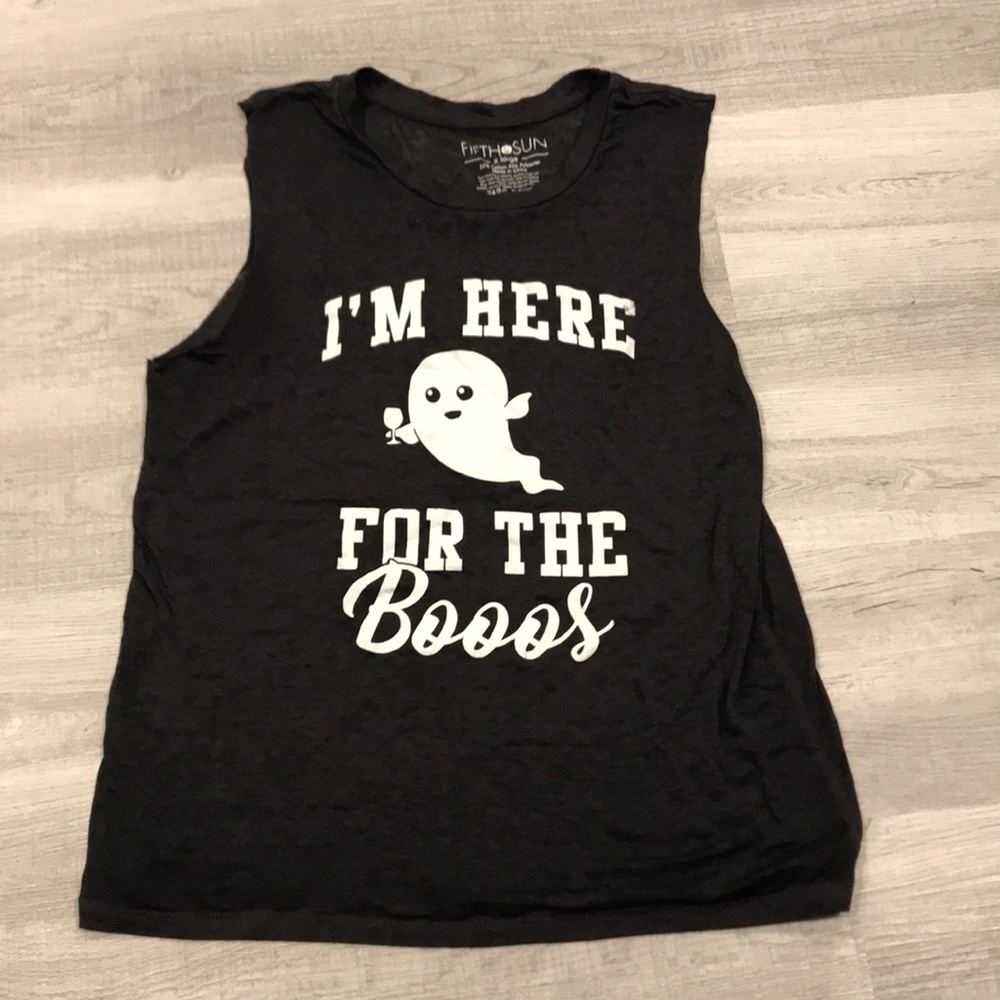 Tank Top “Here for the Boos!” 👻